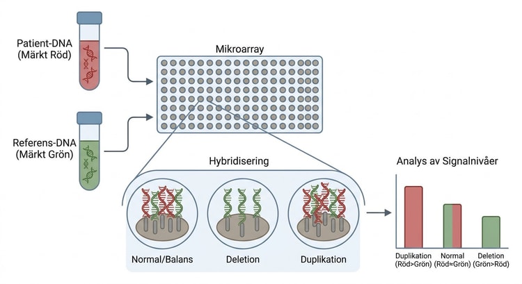 Mikroarray för komparativ genomisk hybridisering
