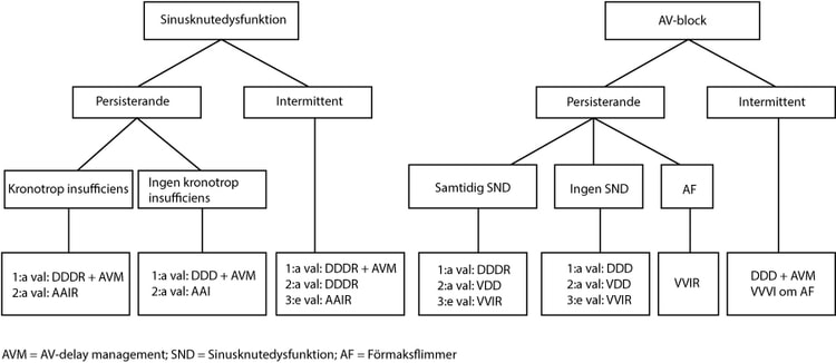 Val av pacemaker