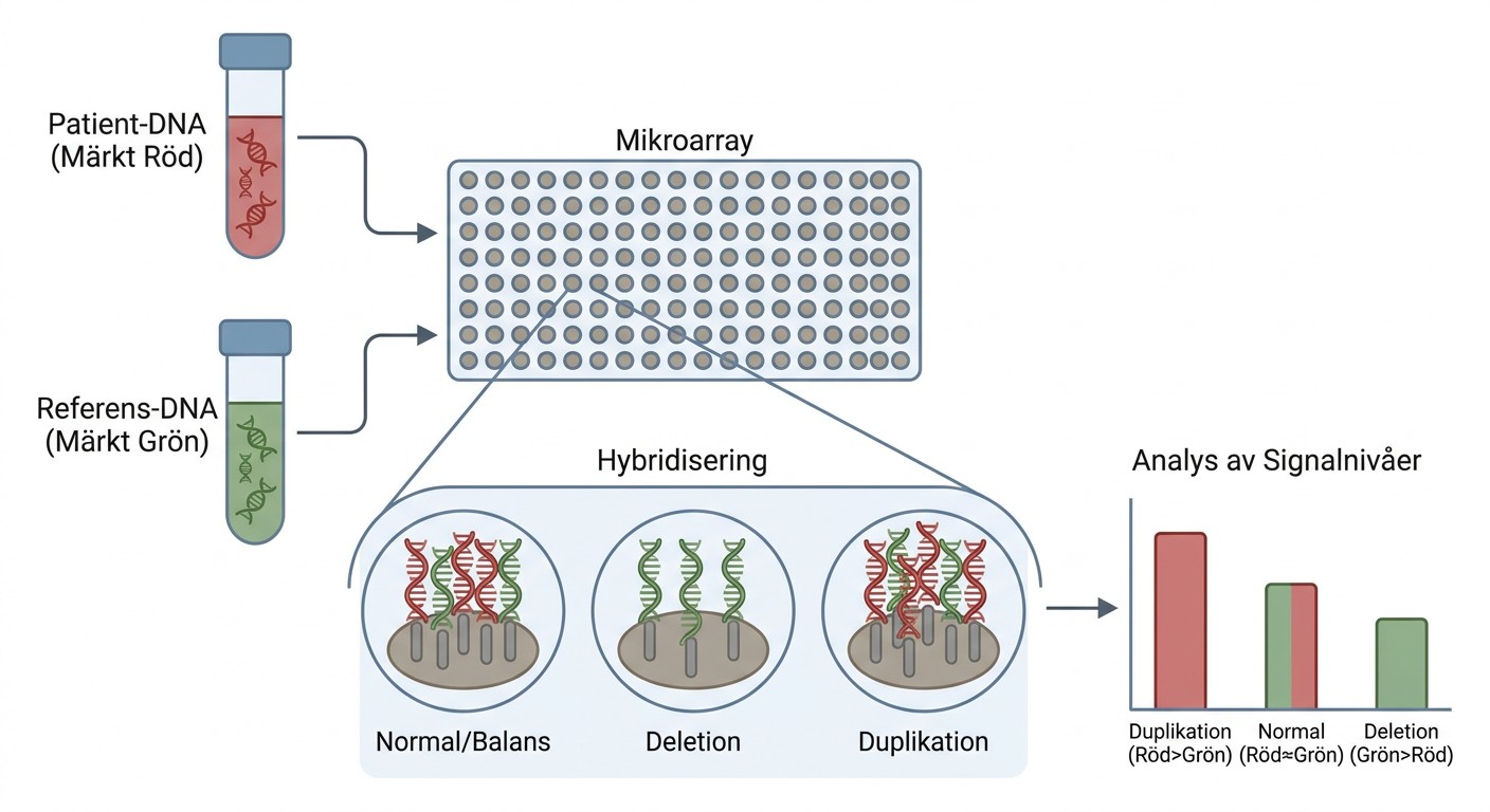 Mikroarray för komparativ genomisk hybridisering